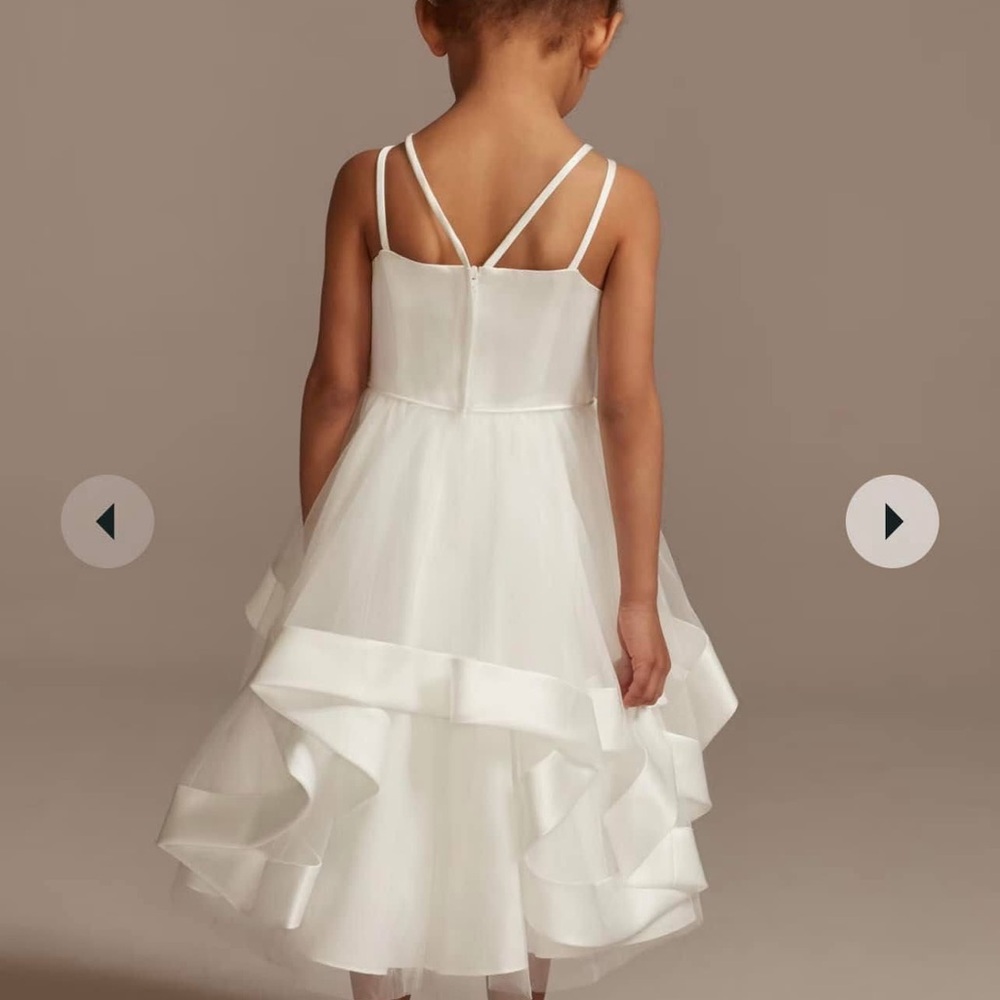 Elegant White Kids Dress